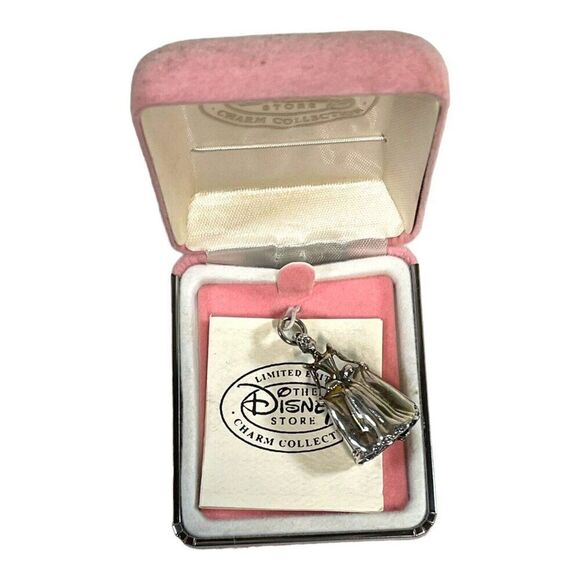 Disney Princess Sterling Aurora Princess Silver Pendant Limited Edition Charm - Picture 2 of 5